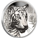 LUNÁRNÍ TYGR 1 oz stříbrná mince 2022