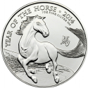 LUNAR YEAR OF THE HORSE 1 oz stříbrná mince 2014