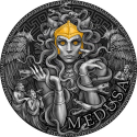 MEDÚSA Řecká mytologie 2 oz stříbrná mince 2023