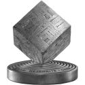VESMÍRNÁ KRYCHLE Hranatá mince 1 kg mince meteorit 2023