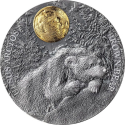 MEDVĚD HNĚDÝ Divoká zvěř v měsíčním svitu 2 oz stříbrná mince 2023