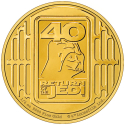 RETURN OF THE JEDI™ 40TH ANNIVERSARY STAR WARS™ 1/4 oz zlatá mince 2023