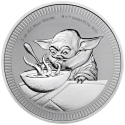 GROGU™ STAR WARS™ 1 oz stříbrná mince 2022
