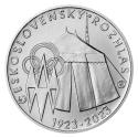 100. leté výročí Zahájení pravidelného vysílání Československého rozhlasu standard 200 Kč stříbrná mince 2023