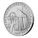 100. leté výročí Zahájení pravidelného vysílání Československého rozhlasu standard 200 Kč stříbrná mince 2023