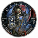 GRIM REAPER IV. - DEATH MAPLE LEAF ARMAGEDDON 1 oz stříbrná mince 2021
