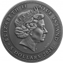 ZORRO 2 oz stříbrná mince 2021