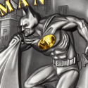 BATMAN 2 oz stříbrná mince 2021