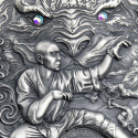 ŠAOLIN KUNG-FU TYGR Styly bojových umění 2 oz stříbrná mince 2021