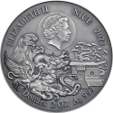 ŠAOLIN KUNG-FU HAD Styly bojových umění 2 oz stříbrná mince 2021