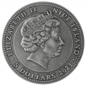TYGR 2 oz stříbrná mince 2021