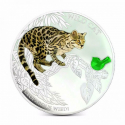 LEOPARDUS WIEIDI kočka 1 oz stříbrná mince 2013