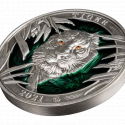 MAJESTÁTNÍ TYGR 3 oz stříbrná mince 2021