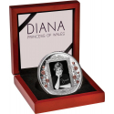 Stříbrná 5 oz mince Princezna Diana z Walesu 2022