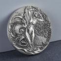 ANDROMEDA AND THE SEA MONSTER 2 oz stříbrná mince 2022