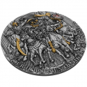FOUR HORSEMEN OF APOCALYPSE 5 oz stříbrná mince 2022