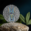 RABBIT Mandala Art 2 oz stříbrná mince 2023