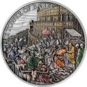 TOWER OF BABEL Fundamental Stories of the Bible 5 oz stříbrná mince 2022