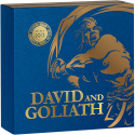 DAVID AND GOLIATH 2 oz stříbrná mince 2022