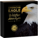 AMERICAN EAGLE Wildlife in the Moonlight 2 oz stříbrná mince 2022