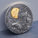 AMERICAN EAGLE Wildlife in the Moonlight 2 oz stříbrná mince 2022