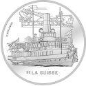 STEAMBOAT LA SUISSE stříbrná mince 2018
