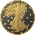 GOLDEN RING EAGLE 1 oz stříbrná mince 2023