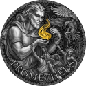 PROMÉTHEUS Řecká mytologie 3 oz stříbrná mince 2023