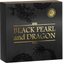 Black Pearl and Dragon Divine Pearls 2 oz stříbrná mince 2023