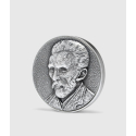 SELF-PORTRAIT VINCENT VAN GOGH 2 oz stříbrná mince 2020