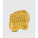 Chinese Dragon Abacus (Zlatý) 1 oz stříbrná mince 2023