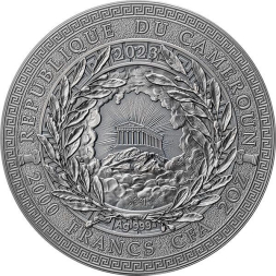PERSEUS A ANDROMEDA Řecká mytologie 2 oz stříbrná mince 2023