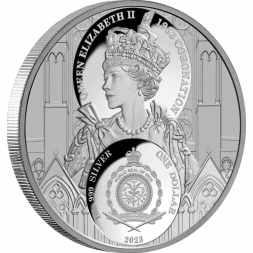 KORUNOVACE KRÁLE KARLA III. 1 oz stříbrná mince 2023