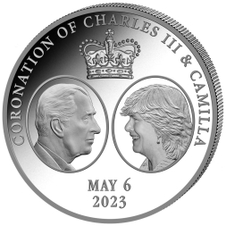 KORUNOVACE KARLA III. 1 oz stříbrná mince 2023