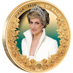 Zlatá 1 oz mince Princezna Diana z Walesu 2022