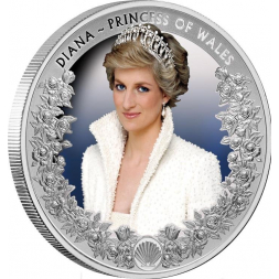Stříbrná 1 oz mince Princezna Diana z Walesu 2022