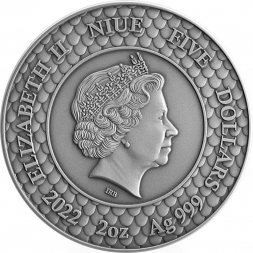 Pearl and Dragon Divine Pearls 2 oz stříbrná mince 2022