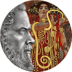 GUSTAV KLIMT 2 oz stříbrná mince 2020
