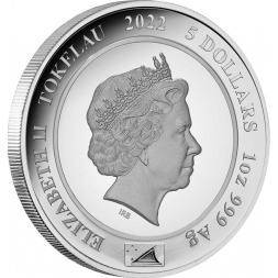 1952 NÁSTUP KRÁLOVNY ALŽBĚTY II. NA TRŮN 1 oz stříbrná mince 2022