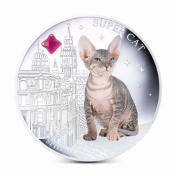 SPHYNX KOČKA 1 oz stříbrná mince 2013
