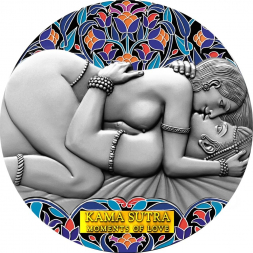 KAMA SUTRA 3 oz stříbrná mince 2021