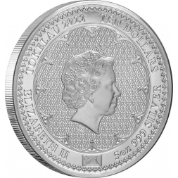 Stříbrná 5 oz mince Princezna Diana z Walesu 2022