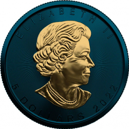 SPACE METALS MAPLE LEAF 1 oz stříbrná mince 2022