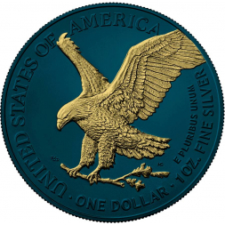 SPACE METALS EAGLE 1 oz stříbrná mince 2022