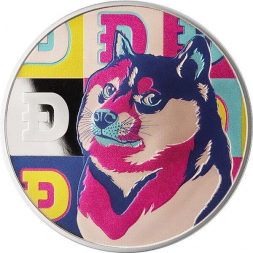 DOGECOIN 1 oz stříbrná mince 2022