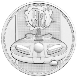 Britské hudební legendy The Who 1 oz stříbrná mince 2021