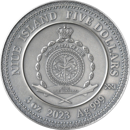 VISHNU Divine Faces of the Sun 3 oz stříbrná mince 2023