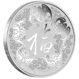 FIVE BLESSINGS 1 oz stříbrná mince 2016