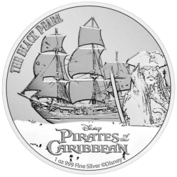THE BLACK PEARL 1 oz stříbrná mince 2021