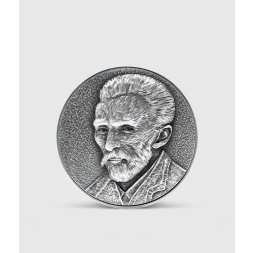 SELF-PORTRAIT VINCENT VAN GOGH 2 oz stříbrná mince 2020